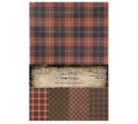 Creative Craft Propducts Kraft-Stock Halloween Sparkle Plaid Tim Holtz Idealogy