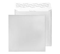 Creative Creative Shine Coloured Envelopes Non standard 220 (W) x 220 (H) mm Adhesive Strip Silver 130 gsm Pack of 250