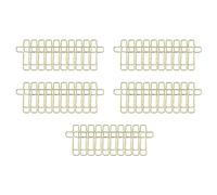 Creative Cross Shape Paper Clip Cross Shaped Clip for Classroom School Students Gold, 2x3.4 cm