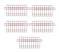 Creative Cross Shape Paper Clip Cross Shaped Clip for Classroom School Students Rose Gold, 2x3.4 cm