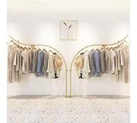 Creative d Coat Rack Wall-Mounted Multi-Functional Hanger Retail Clothing Display Shelves Ideal for Boutique and Fashion Store Use Stylish Apparel nizer