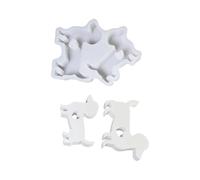 Creative Dachsie Silicone Cast Set Handbuilt Craft Undertakings Flame Concrete Render Molds Present for Art Enthusiasts Three Thousand Flame Cast