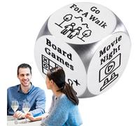 Creative Decision Dice - Decision Dice Date Night Couple Dice Game - Ideas Steel Game Accessories Funny Game Accessories for Girlfriend & Boyfriend