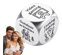 Creative Decision Dice - Steel Decision Dice Game, Dice Game for Date Night | Game Idea Novelty Toys, Decision Dice Decider for Christmas, Husband, Wife