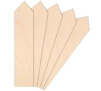 Creative Deco 5 x Large Wooden Pendant Arrow Dart Sign | 40 x 9 cm | Unpainted Blank Plywood Cutouts | Perfect for Paint, Gift, Arts & Crafts, DIY Projects, Pyrography, Decoupage, Decoration