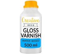 Creative Deco Acrylic Gloss Varnish | 500ml | Clear