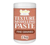 Creative Deco Modelling Paste Fine-Grained | 2 kg | Brick Paste | Texture Paste Acrylic Paint Structural Paste Medium for Art Project, DIY, 3D Effect, Structure, Texture