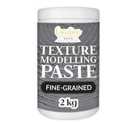 Creative Deco Modelling Paste Fine-Grained | 2 kg | Dark Grey Paste | Texture Paste Acrylic Paint Structural Paste Medium for Art Project, DIY, 3D Effect, Structure, Texture