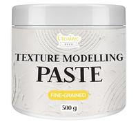 Creative Deco Modelling paste Smooth 500g White Fine Texture Acrylic Paint Structural Paste Medium for Art Project, DIY, 3D Effect, Structure, Texture