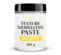 Creative Deco Modelling Paste Smooth Paste | 200g | White Paste | Texture Paste Acrylic Paint Structural Paste Medium for Art Project, DIY, 3D Effect, Structure, Texture