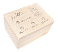 Creative Deco Personalised Baby Memory Box - Line Dividers