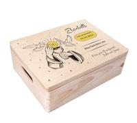 Creative Deco Personalised First Holy Communion Gift for Girls or Boys | Unique Custom Boxes | Customised Wooden Storage Box with Hinged Lid | Perfect as a Keepsake or Decoration | UV Print
