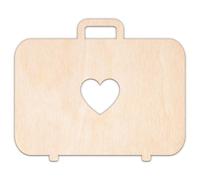 Creative Deco Personalised Wooden Plywood Cutout Shape Hobby | Bag | Size 5-100 cm | 3mm Thickness | Laser Cut Wall Decoration Decoupage