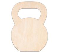 Creative Deco Personalised Wooden Plywood Cutout Shape Hobby | Dumbbell | Size 5-100 cm | 3mm Thickness | Laser Cut Wall Decoration Decoupage