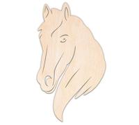Creative Deco Personalised Wooden Plywood Cutout Shape Hobby | Horse | Size 5-100 cm | 3mm Thickness | Laser Cut Wall Decoration Decoupage