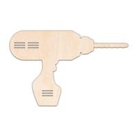 Creative Deco Personalised Wooden Plywood Cutout Shape Hobby | Screwdriver | Size 5-100 cm | 3mm Thickness | Laser Cut Wall Decoration Decoupage