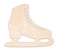 Creative Deco Personalised Wooden Plywood Cutout Shape Hobby | Skates | Size 5-100 cm | 3mm Thickness | Laser Cut Wall Decoration Decoupage