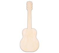 Creative Deco Personalised Wooden Plywood/MDF Cutout Shape Hobby | Guitar | Size 5-60cm | 3mm Thickness | Laser Cut Wall Decoration Decoupage