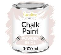 Creative Deco Powder Beige Chalk Paint for Furniture | 1L | Light Beige