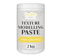 Creative Deco Structural Paste Fine Grain 2 kg | White Filler for Acrylic Painting | Fine Paste for Art Projects, Acrylic Paint, DIY, 3D Effects, Textures | Easy to Apply with Palette Knife