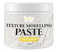 Creative Deco Texture Paste, Coarse Grain 1kg | White Filler for Acrylic Painting | Modeling Paste for Art Projects, DIY, 3D Effects, Textures | Easy to Apply with Palette Knife