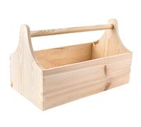 Creative Deco Wooden Toolbox, Wooden Storage Box 34x18x20.5