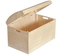 Creative Deco Wooden Storage Box Pirate Treasure Chest | 56.5x33x36.5cm