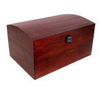Creative Deco Wooden Wine Box, Unpainted Pine 34.5x25x19.2cm