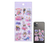 Creative Decorative Sticker Sheets, Fun Craft Supplies, Personalized Labels for Journal Planners, Cute Extra Accessory for Laptop Phone, Material