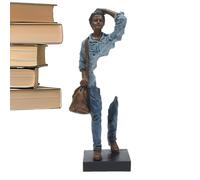 Creative Desk Decorations - Tabletop Standing Man, Resin Abstract Sculpture | Cast Iron Rustic Sculpture, Decorative Figures, Decorative Living Room Modern for Standing, Abstract Sculpture