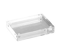 Creative Desktop Display Acrylic Picture Frames Frameless Floating Photo Frame Double Sided Clear Picture F Clear Frame Stands for Table Top Horizontal and Vertical Display