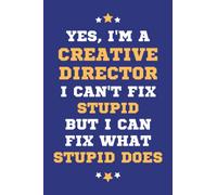 Creative Director Gifts: Lined Blank Notebook Journal, a Funny and Appreciation Thank You Gift for Creative Directors to Write in