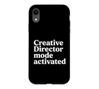 Creative Director Mode Activated Advertising Agency Design Case for iPhone XR