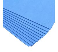 Creative DIY Foam Sheets for Kids - 10pcs Colors EVA Sponge Paper, 2mm Thick Art Supplies(Blue)