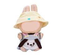 Creative Doll Clothes 17cm Plush Doll Accessory Easy Change Design Child Safe Fabric For Kids Pretend Play Wear Anime Costume