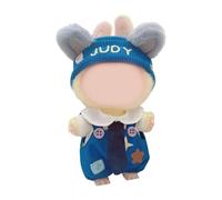 Creative Doll Clothes 17cm Plush Doll Accessory Easy Change Design Child Safe Fabric For Kids Pretend Play Wear Anime Costume