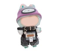 Creative Doll Clothes 17cm Plush Doll Accessory Easy Change Design Child Safe Fabric For Kids Pretend Play Wear Anime Costume