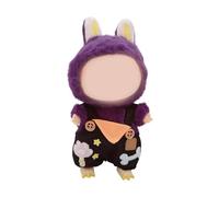 Creative Doll Clothes 17cm Plush Doll Accessory Easy Change Design Child Safe Fabric For Kids Pretend Play Wear Anime Costume