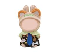 Creative Doll Clothes 17cm Plush Doll Accessory Easy Change Design Child Safe Fabric For Kids Pretend Play Wear Anime Costume