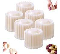 Creative Double-Ended Pastry Mold, 2 in 1 Mooncake Mold, Double-Sided Pastry Mooncake Molds, DIY Hand Press Baking Tool, Easy-Release, Reusable, Home Kitchen Use (6PC)