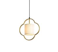 Creative E27 Hanging Pendant Lamp Oriental Tradition Ceiling Suspension lights Adjustable Cable Fabric Lighting Fixture for Bedroom, Entrance, Bedside, Aisle