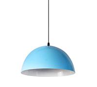 Creative E27 Pendant Lamp Colorful Macaron Metal Semi-Circular Shade Simple Ceiling Hanging Lantern Unique Modern Light Fixture for Home Decor