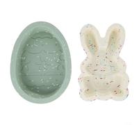 Creative Easter Baking Set Silicone Bunny and Egg Molds for Unique Treats