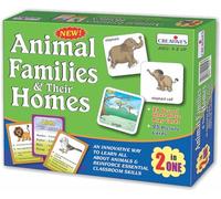 Creative Educational 2-in-1 Pre-School Animal Families and Their Homes Creative Games