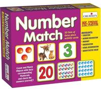 Creative Educational Creative Pre-School Number Match Cards