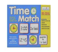 Creative Educational Creative School Time Match Cards