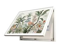 Creative Electric Panel CoverDecorative Fuse Box Cabinet with Artistic Paintings WallMounted Meter Box Cover White 80x60cm / 31.5x23.6inStylish Breaker Box Hide