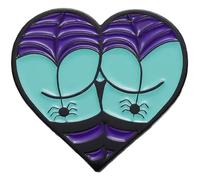 Creative Enamel Spider Pumpkin Dog Singer Lollipop Earth Love Badge Brooch, Klein, Non-precious metal