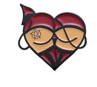 Creative Enamel Spider Pumpkin Dog Singer Lollipop Earth Love Badge Brooch, Klein, Non-precious metal