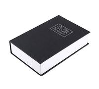 Creative English Dictionary Safe Box Money Jewelry Collection Storage Case with 2Keys (24 * 15.5 * 5.5cm medium black key)